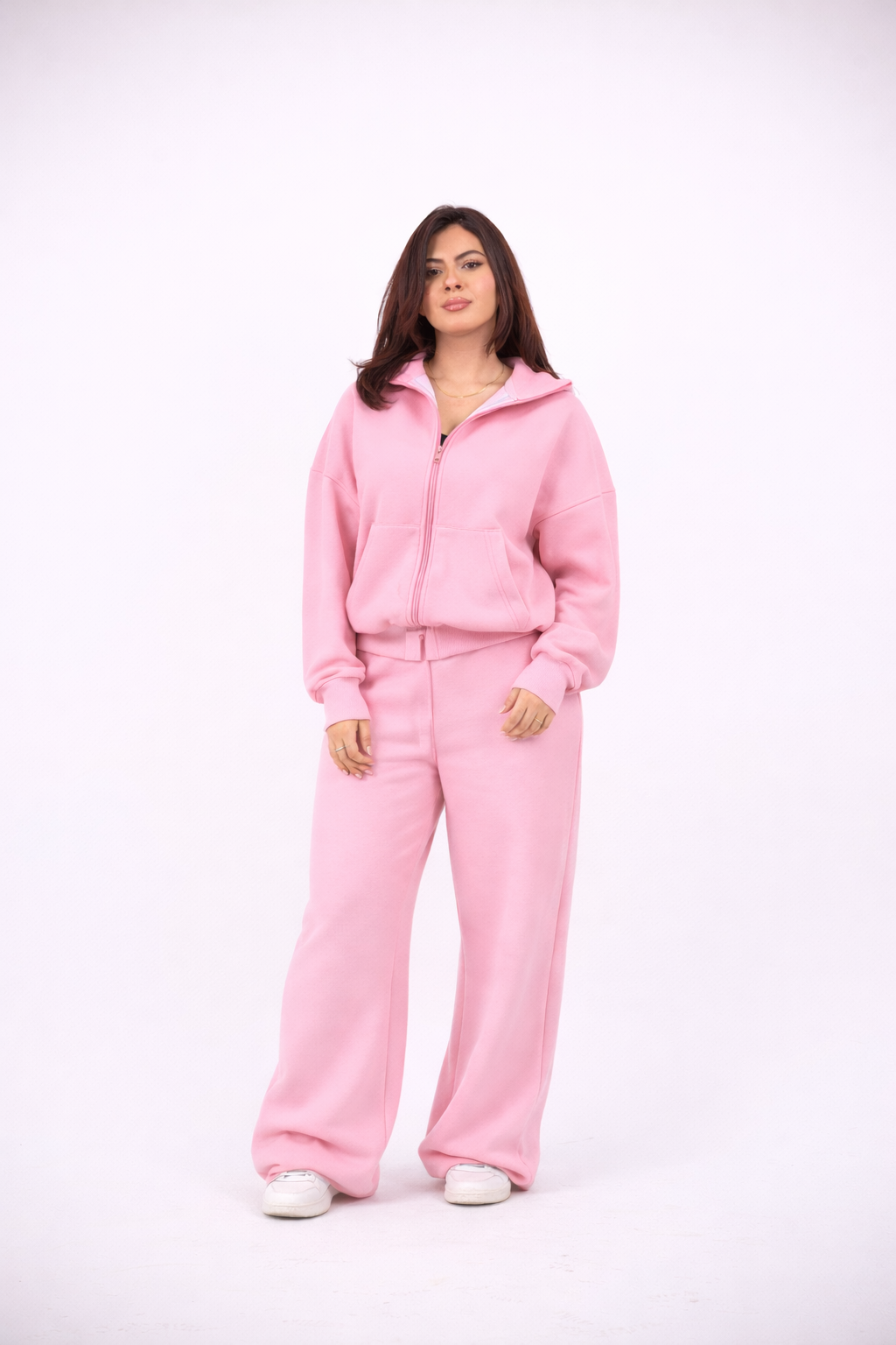 Double Zipper Sweat Shirt