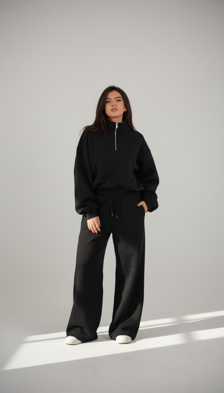 Unisex Quarter Zipper - Suit