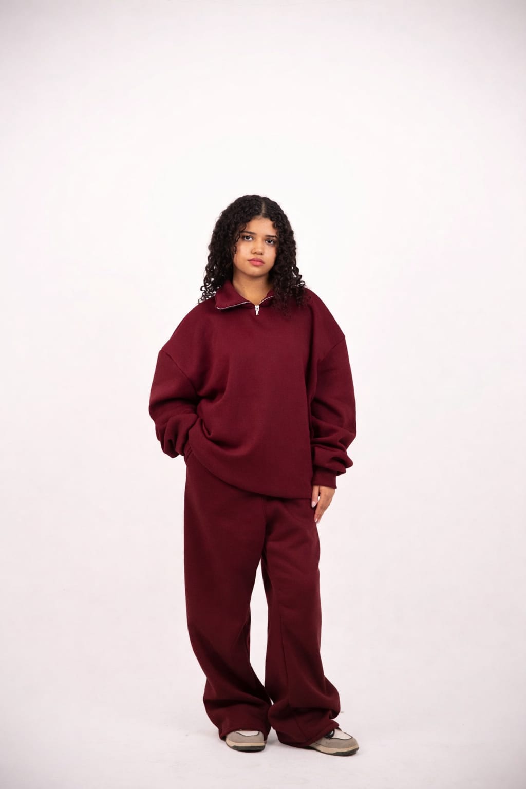 Unisex Quarter Zipper - Suit